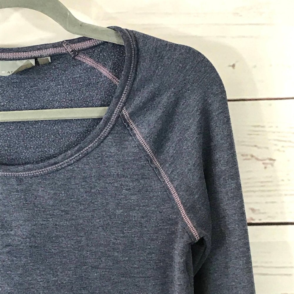 Athleta French Terry Sharkbite Top - Picture 2 of 7